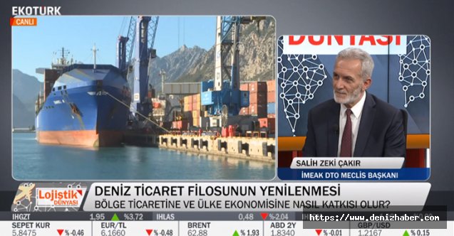 Salih Zeki Çakır, EKOTURK TV'de denizcilik sektörünü değerlendirdi