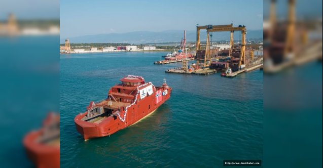Cemre Tersanesi, Havyard Group için inşa ettiği 50. Gemi Smøla'yı denize indirdi