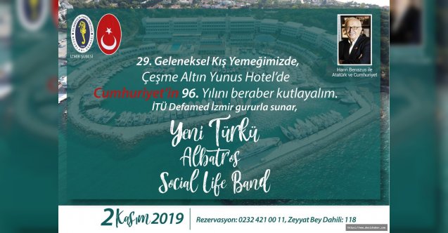 DEFAMED İzmir Şubenin 29. Kış Toplantısı 2 Kasım'da Yapılıyor