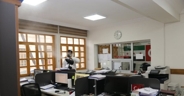 Dezenfekte çalışmaları hız verildi