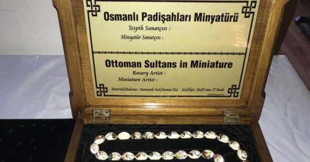 Ankara’da mamut, fil ve balina dişi ile gergedan boynuzundan yapılmış tesbihler yakalandı