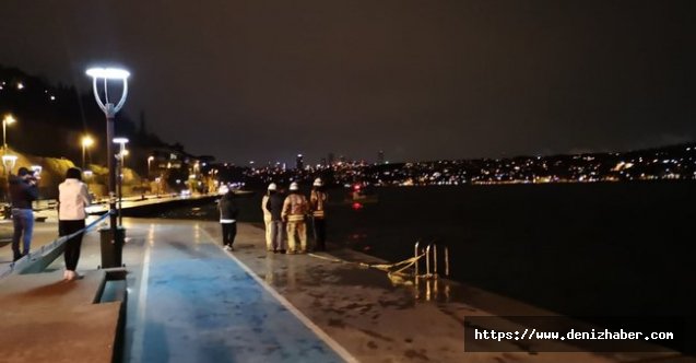 Kanlıca sahilinde araç denize uçtu, sürücü kadını eski dalgıç kurtardı