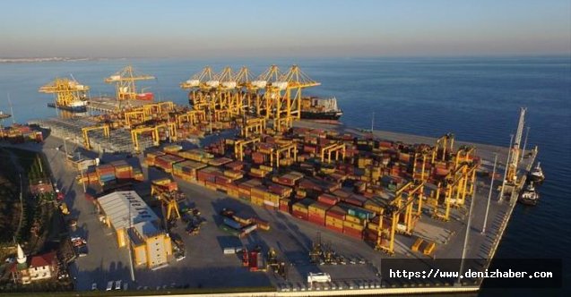Tekirdağ'daki limanda temassız yükleme ve boşaltma yapılıyor