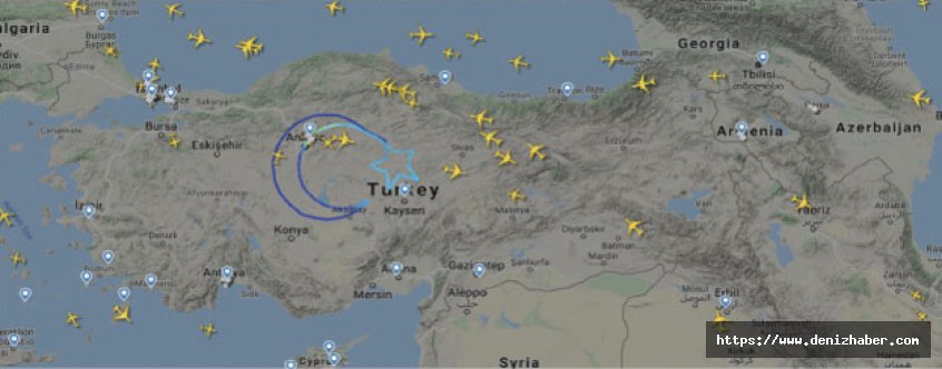 Boing 777 ile Gökyüzünde Ay Yıldız Çizdiler!