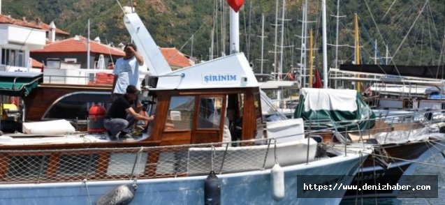 Muğla'da mavi tur ve günübirlik tur tekneleri sefere çıkmak için hazırlanıyor
