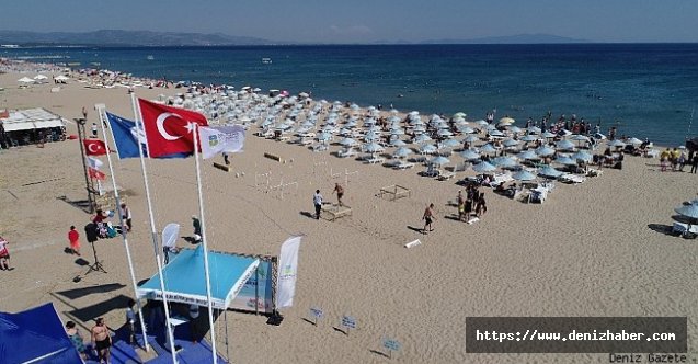 Edremit Körfezi, mavi bayrakları ve temiz sahili ile tatilcileri bekliyor!