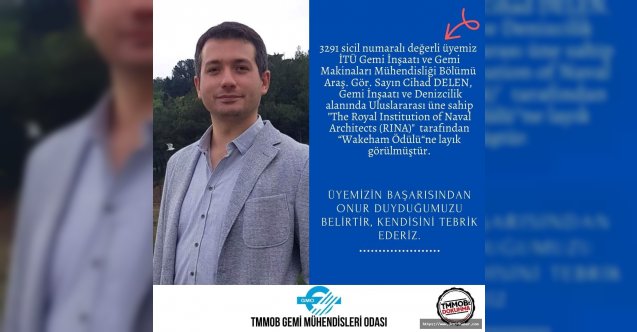 Türk Araştırma Görevlisi Dünyaca Ünlü Wakeham Ödülü'nü Kazandı!