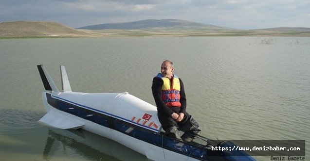 Denizde gidebilen yüksek hızlı araç yaptı, köylüler 'füze gördük' ihbarında bulundu