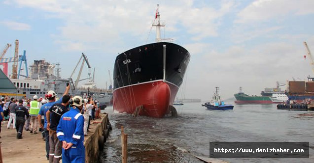 M/T ALI KA isimli kimyasal tanker törenle denize indirildi