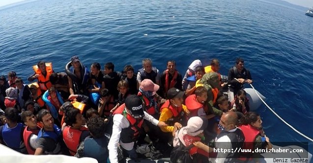 Yunanlılar tarafından geri itilen 60 göçmeni Türk Sahil Güvenlik kurtardı!
