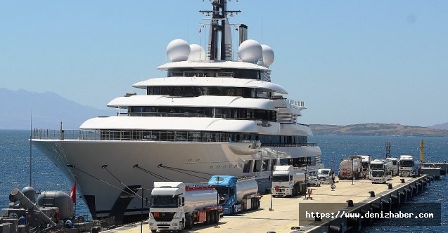 Bodrum'a gelen 2 milyar dolarlık yat, 3,5 milyon liralık yakıt aldı!