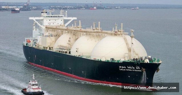Dev doğal gaz (LNG) gemisi bu sabah Türkiye'ye ulaştı