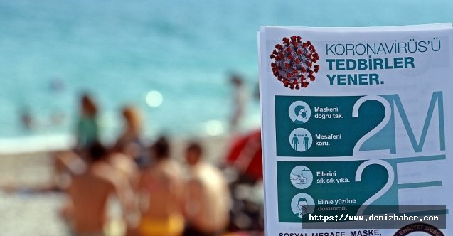 Dünyaca ünlü sahilde '2M-2E' başlıklı korona virüs uyarısı