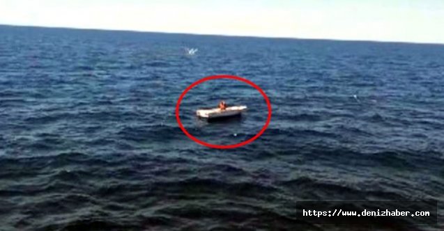 Marmara Denizinin ortasında 3 gün kurtarılmayı bekledi