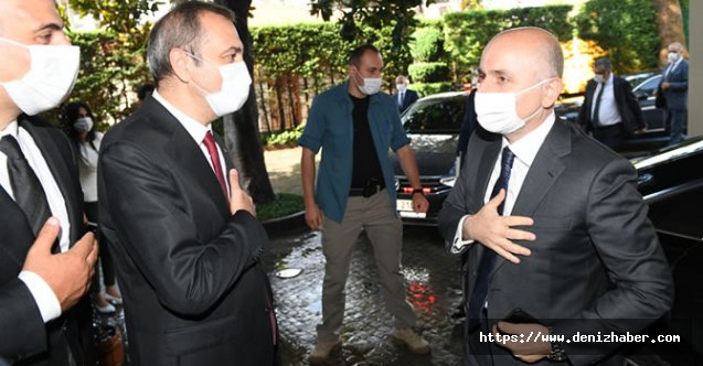 Ulaştırma ve Altyapı Bakanı Adil Karaismailoğlu, İMEAK Deniz Ticaret Odası'nı ziyaret etti