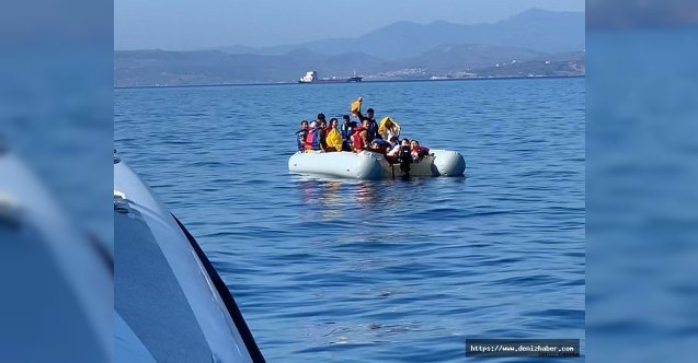 Yunan askerinin benzin bidonlarını zapt ettiği göçmenleri Sahil Güvenlik kurtardı!