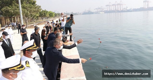 Ertuğrul Firkateyni'nde şehit olan 587 denizci Mersin'de anıldı!
