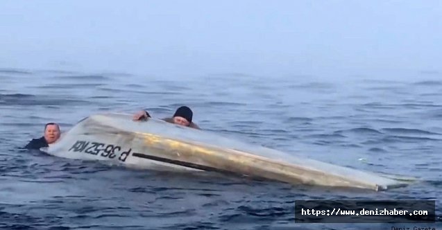 Rusya'da alabora olan teknedeki balıkçılar son anda kurtarıldı!