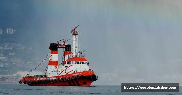 Söndüren-10 römorkörü UZMAR Tersanesinden KKTC'ye uğurlandı