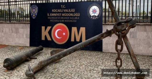 Osmanlı Dönemi'nden kalma gemi çapası ve savaş topu hurdacıdan çıktı!