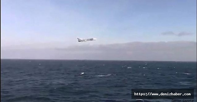 Rus savaş uçağı, ABD savaş gemisi yakınında alçak uçuş yaptı!