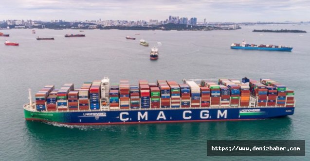 CMA CGM, Pasifik rotasına LNG ile çalışan konteyner gemileri konuşlandıracak!