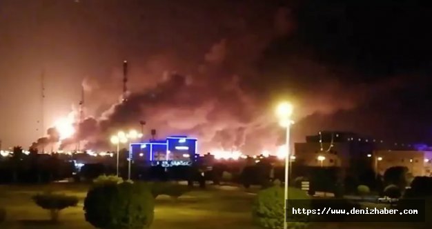 Husiler dünyanın en büyük petrol terminaline saldırdı, Brent petrol sıçrama yaptı! (Video)