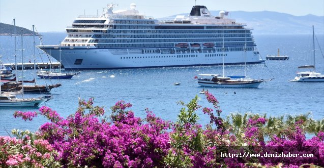 Viking Sea adlı 227 metrelik kruvaziyer ikinci kez Bodrum'da
