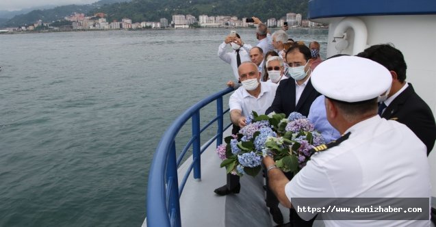 Denizcilik ve Kabotaj Bayramının 95. yıl dönümü Rize'de törenle kutlandı