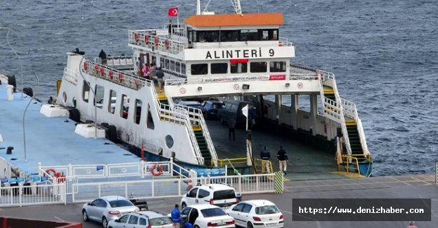Çanakkale Boğazı'nda iptal edilen iki feribot seferi yeniden yapılmaya başlandı