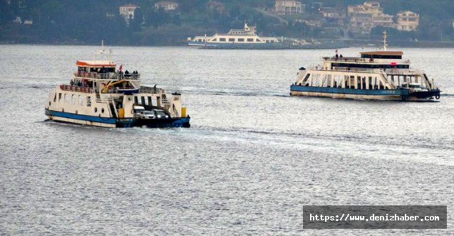 Çanakkale'de bazı feribot seferleri, olumsuz hava şartları nedeniyle iptal edildi