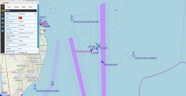 Türk bayraklı Polarnet ve Türk sahipli Navistar gemileri Türkiye’ye geliyor