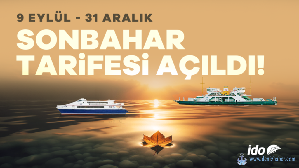 İDO Sonbahar-Kış Tarifesini Satışa Sundu!