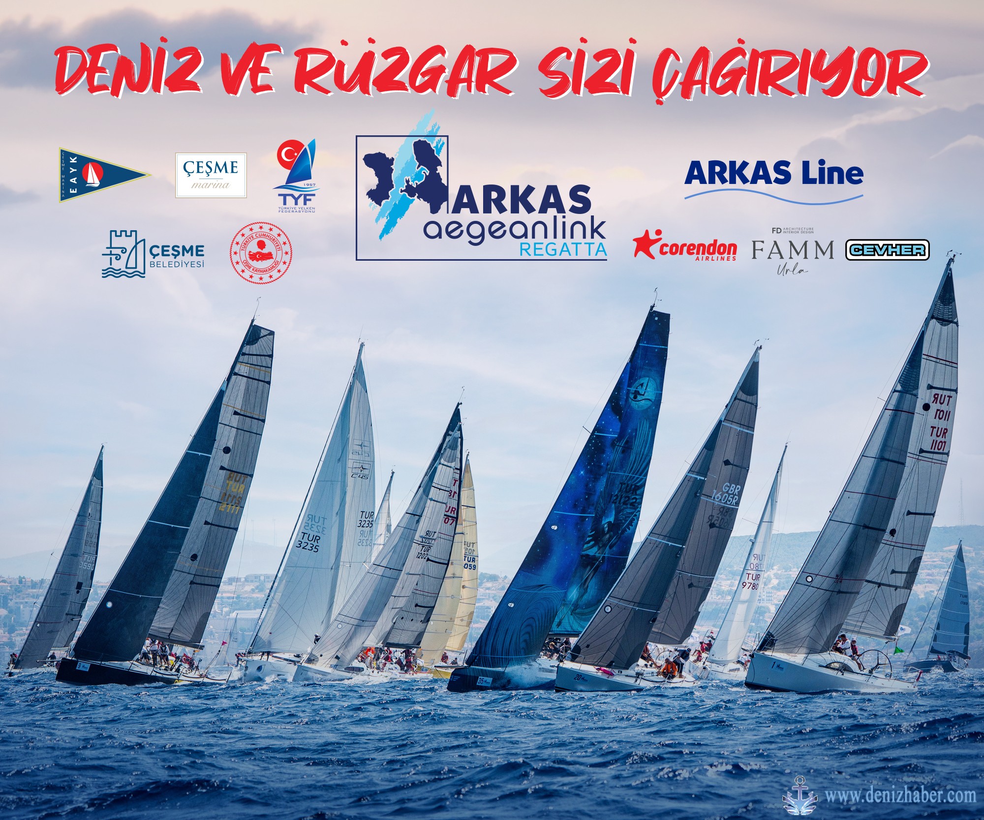 Arkas Aegeanlink Regatta, Çeşme’de başladı