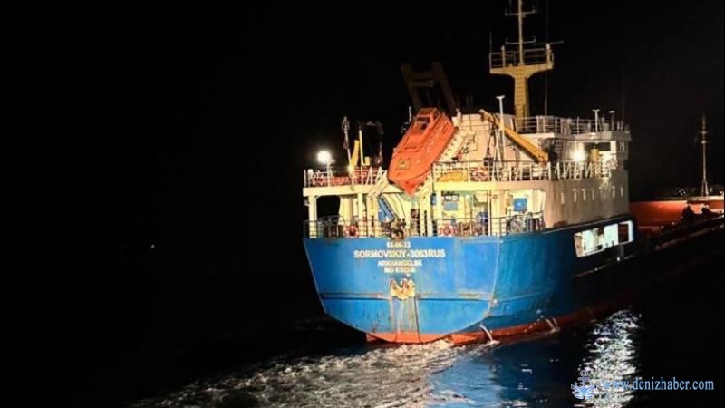 Çanakkale Boğazı'nda arızalanan gemi kurtarıldı