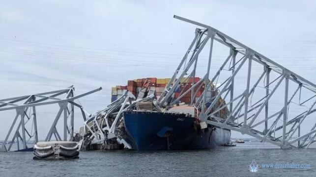 Baltimore köprüsü için 102 milyon dolar tazminat ödeyecekler