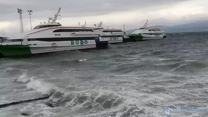 İDO, BUDO, GESTAŞ ve Marmara Ro-Ro seferleri iptal