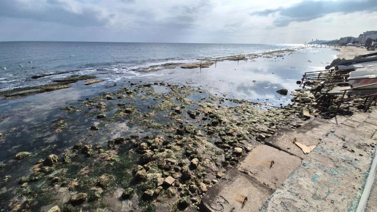 Marmara Denizi 10 metre çekildi, Kral Yolu ortaya çıktı!