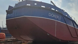 "DÖKER 1" Tarak Gemisi Suya İndirildi