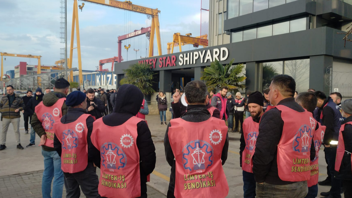Kuzey Star Tersanesi: Eylemler ÇNR Personelinden!