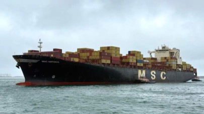MSC gemisi Cidde açıklarında karaya oturdu!