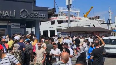 Erdek İskelesinde Büyük Kaos! Gemi Seferleri İptal Edildi!