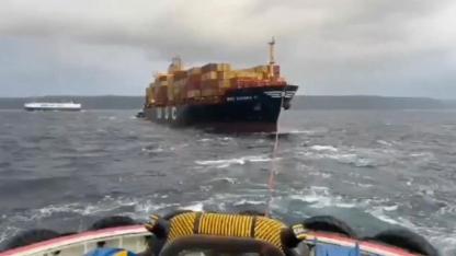 MSC GIANNA III Çanakkale Boğazında makine arızası yaşadı