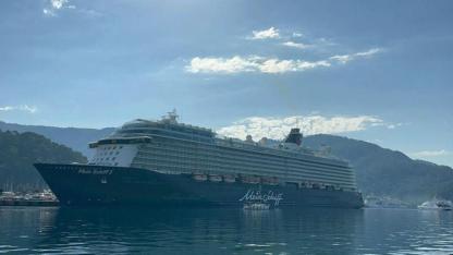 Marmaris Limanı bu hafta 3 dev kruvaziyeri ağırlıyor