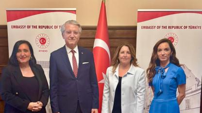 TURMEPA, Atina Büyükelçiliğini Ziyaret Etti
