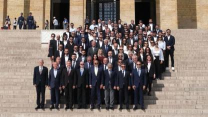 Türk Loydu Heyeti Anıtkabir'i Ziyaret Etti